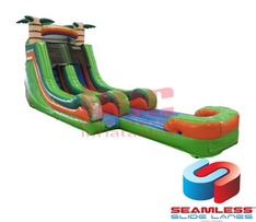20ft Tropical Splash Water Slide