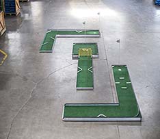 Three Hole Mini Golf