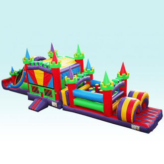 60ft Castle Obstacle Course