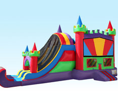 Purple Combo Bounce House